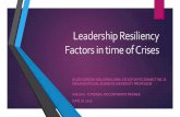 Leadership Resiliency Factors in time of Crises
