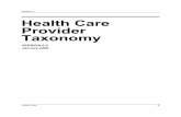 VERSION 6.0 Health Care Provider Taxonomy