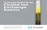 Cleaning Methods for Fouled Ion Exchange Resins - Purolite