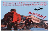 Concrete Canoe Design Paper 2017 - USC ASCE