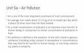 Unit Six Air Pollution