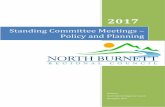 Standing Committee Meetings – Policy and Planning