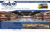 Plastic Sheet, Rod & Tube - Boedeker