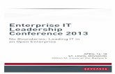 Enterprise IT Leadership Conference 2013 - Educause