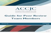 Guide for Peer Review Team Members - August 2021 Edition