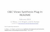 C&C views synthesis plug-in readme - SE RWTH Aachen