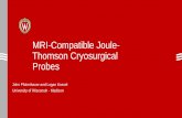 MRI-Compatible Joule-Thomson Cryosurgical Probes