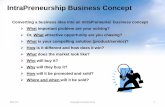 IntraPreneurship Business Concept