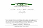 Supplier Quality Requirements Manual SQRM:001