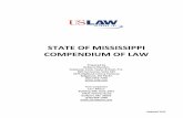 state of mississippi compendium of law