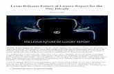 Lexus Releases Future of Luxury Report for the New Decade