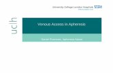 Venous Access in Apheresis - .NET Framework