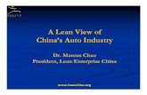 A Lean View of China ’s Auto Industry