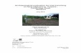 Archaeological evaluation by trial-trenching on land ...