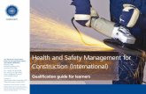 Health and Safety Management for Construction (International)