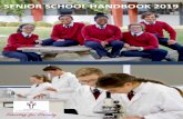 SENIOR SCHOOL HANDBOOK 2019