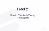 How to Effectively Manage Freelancers