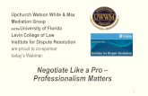 Negotiate like a pro – professionalism matters