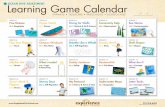 Learning Game Calendar - Mother Goose Time