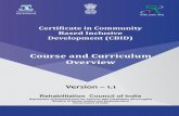 Course and Curriculum Overview