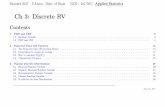 Ch 3: Discrete RV - GitHub Pages