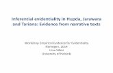 Vilkki_Inferential evidentiality in Hupda Jarawara and
