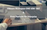 VMware Workspace ONE UEM 1907 Knox Platform ... - Samsung …