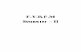 F.Y.B.F.M Semester II