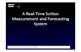 A Real-Time Soliton Measurement and Forecasting System