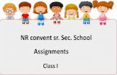 NR convent sr. Sec. School Assignments