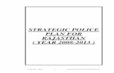 STRATEGIC POLICE PLAN FOR RAJASTHAN ( YEAR 2008-2013 )