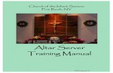 Altar Server Training Manual - Yola