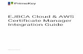 EJBCA Cloud & AWS Certificate Manager Integration Guide