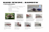 Hand Sewing : Rainbow