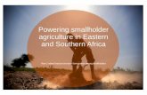 Powering smallholder agriculture in Eastern and Southern ...