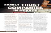FAMILY TRUST COMPANIES - State Bar of Nevada