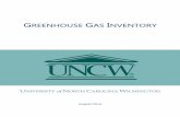 GREENHOUSE GAS INVENTORY - UNCW