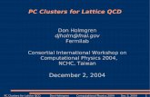 PC Clusters for Lattice QCD
