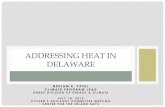 addressing heat in delaware - Delaware Center for the Inland Bays