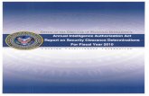 Security Clearance Determination Report - dni.gov