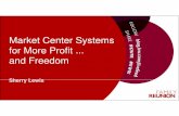 Market Center Systems More Profit Freedom