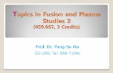 opics in Fusion and Plasma Studies 2