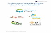 2x40 GW Green Hydrogen Initiative for a “European Green Deal”