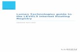 Lumen Technologies guide to the LEVEL3 Internet Routing ...