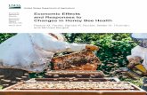 Economic Effects and Responses to Changes in Honey Bee Health
