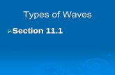 Chapter 11 Types of Waves - Manasquan Public Schools