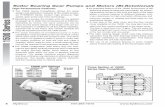 Roller Bearing Gear Pumps and Motors (Bi-Rotational)