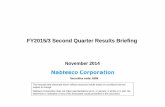 FY2015/3 Second Quarter Results BriefingFY2015/3 Second ...