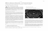 MRI In Seizure Disorder - A Pictorial Essay