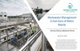 Wastewater Management in East Zone of Metro Manila